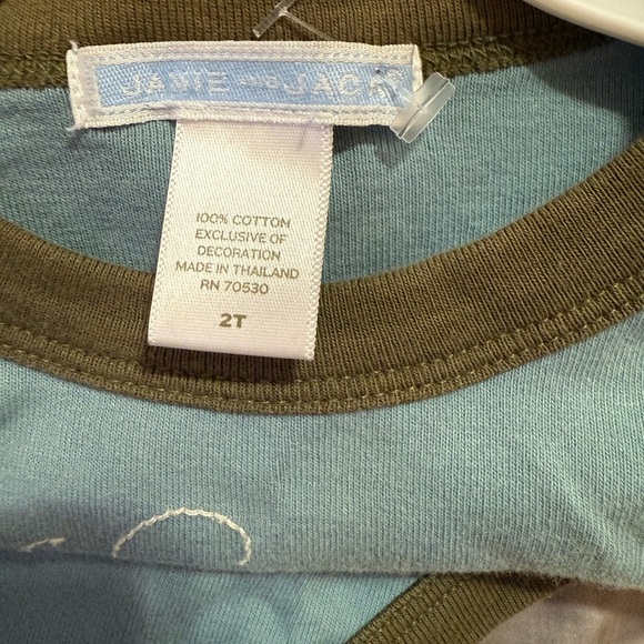 Janie and Jack Steam Engine Train Long Sleeve Romper - Picture 8 of 11